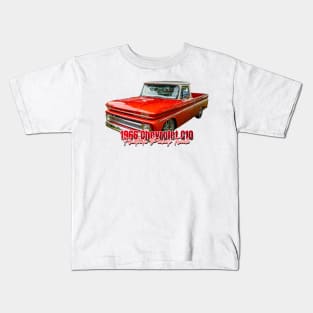 1966 Chevrolet C10 Fleetside Pickup Truck Kids T-Shirt